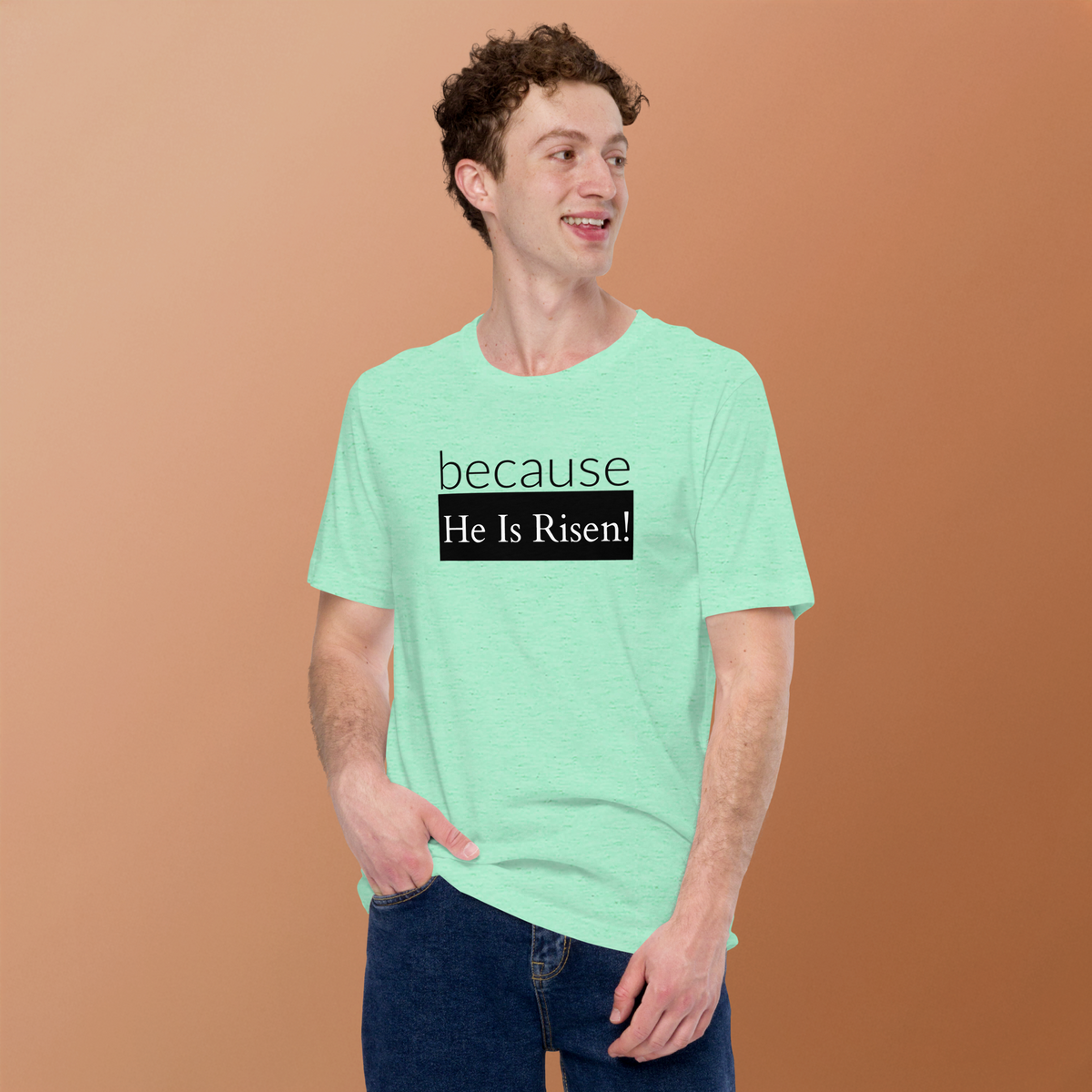 because Risen - Unisex t-shirt