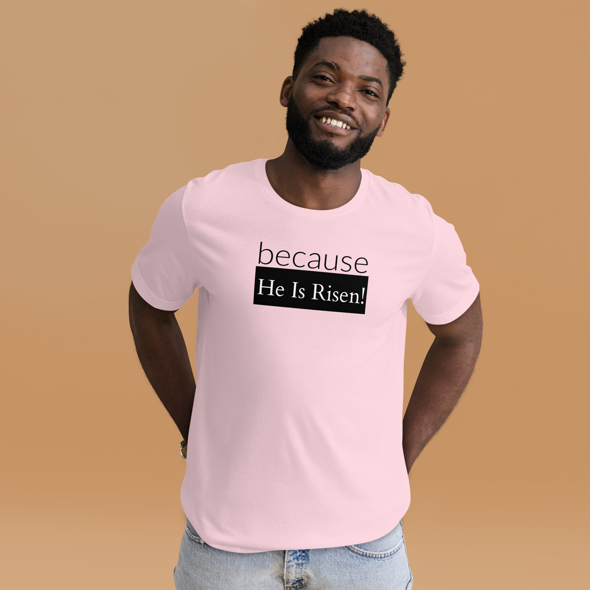 because Risen - Unisex t-shirt