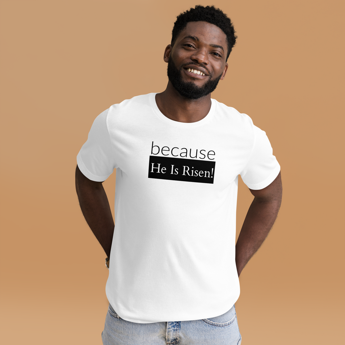 because Risen - Unisex t-shirt