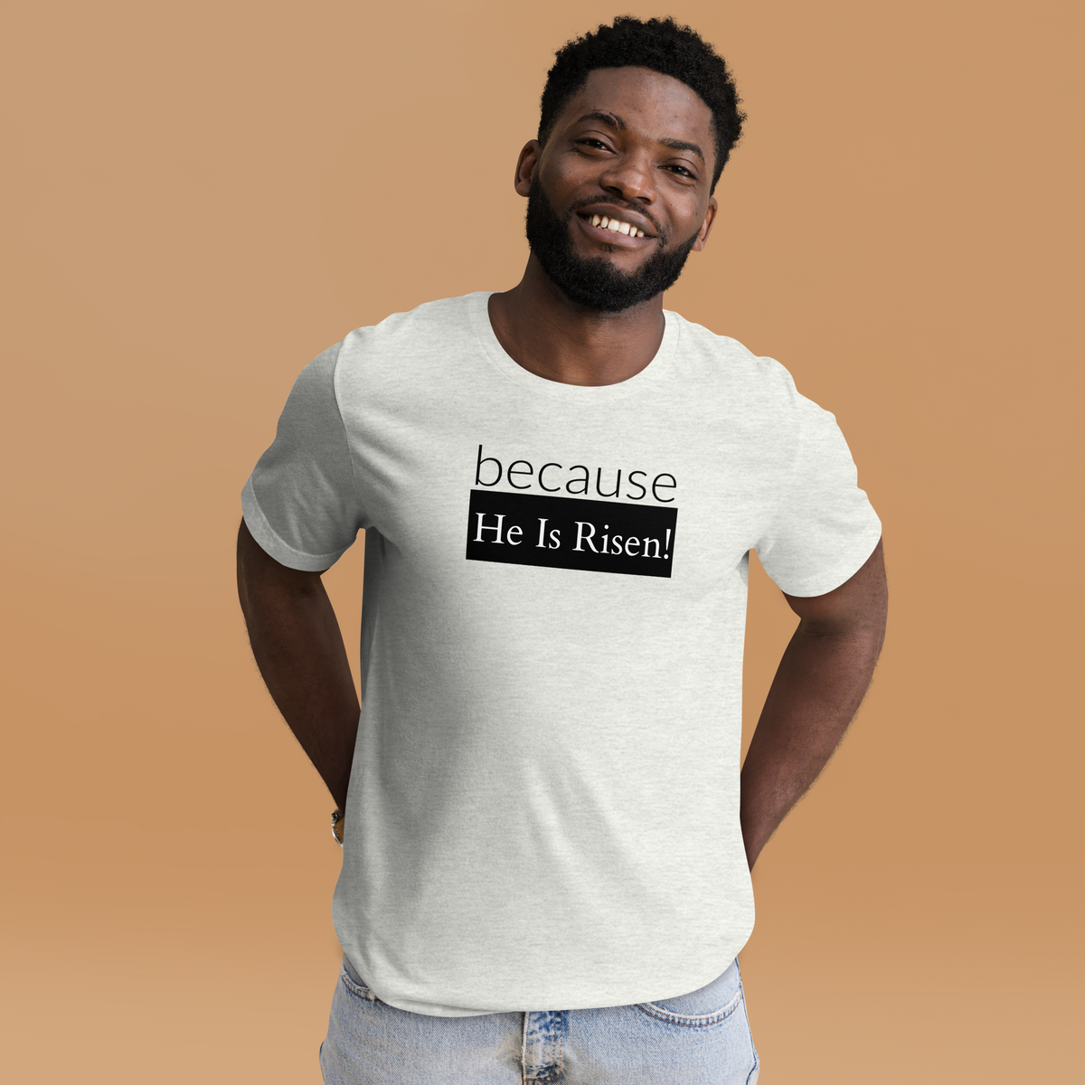 because Risen - Unisex t-shirt