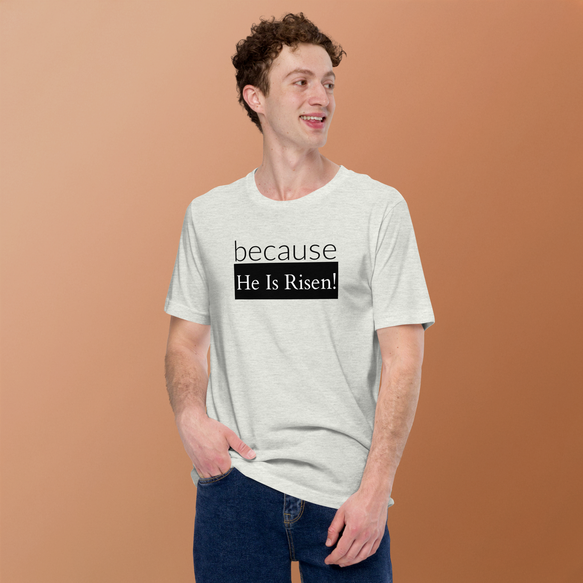 because Risen - Unisex t-shirt