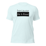 because Risen - Unisex t-shirt