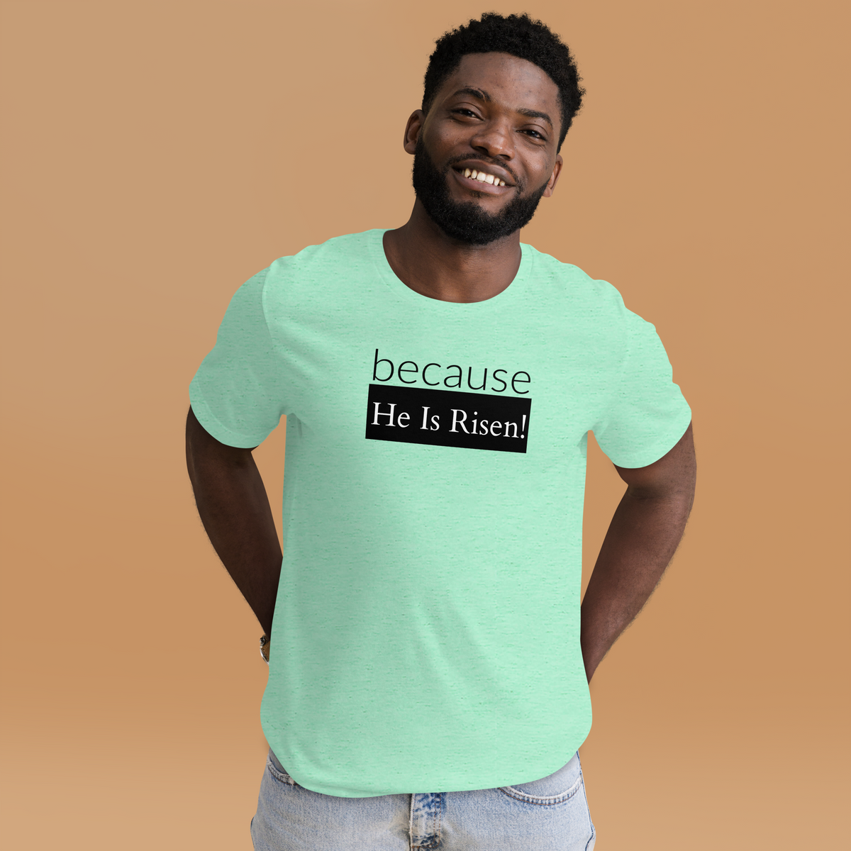 because Risen - Unisex t-shirt