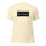 because Risen - Unisex t-shirt