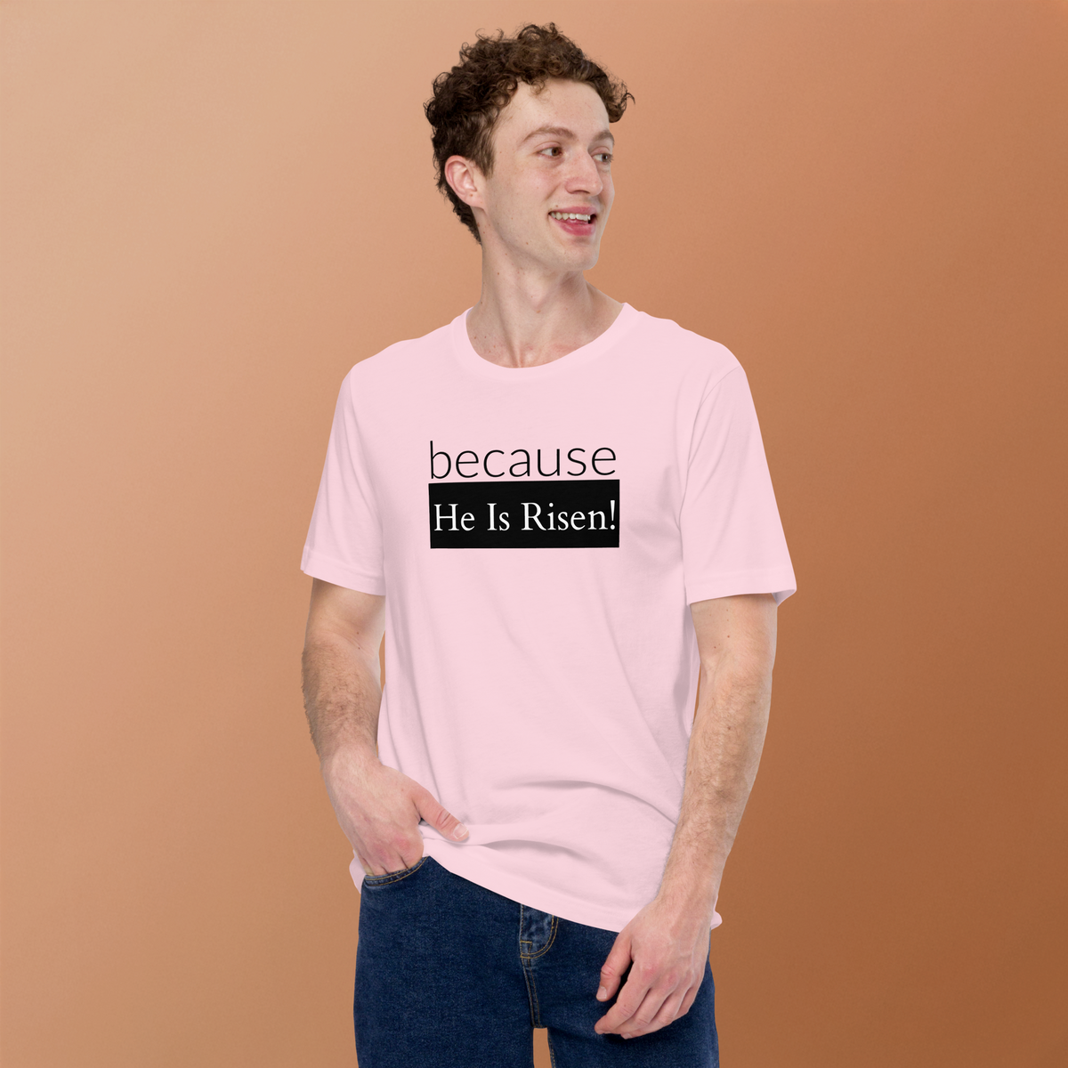 because Risen - Unisex t-shirt