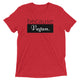 because Vegan. - Vintage, fitted look short sleeve t-shirt