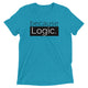because Logic. - Vintage, fitted look short sleeve t-shirt