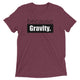 because Gravity. - Vintage, fitted look short sleeve t-shirt