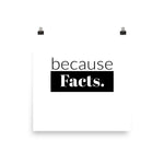 because Facts. - Poster