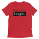 because Logic. - Vintage, fitted look short sleeve t-shirt
