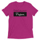 because Vegan. - Vintage, fitted look short sleeve t-shirt