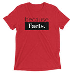 because Facts. - Vintage, fitted look, short sleeve t-shirt