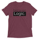 because Logic. - Vintage, fitted look short sleeve t-shirt
