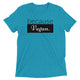 because Vegan. - Vintage, fitted look short sleeve t-shirt
