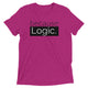 because Logic. - Vintage, fitted look short sleeve t-shirt