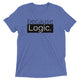 because Logic. - Vintage, fitted look short sleeve t-shirt
