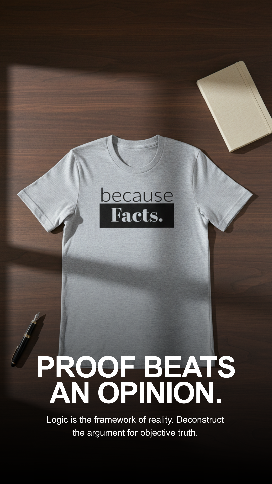 Proof beats an opinion